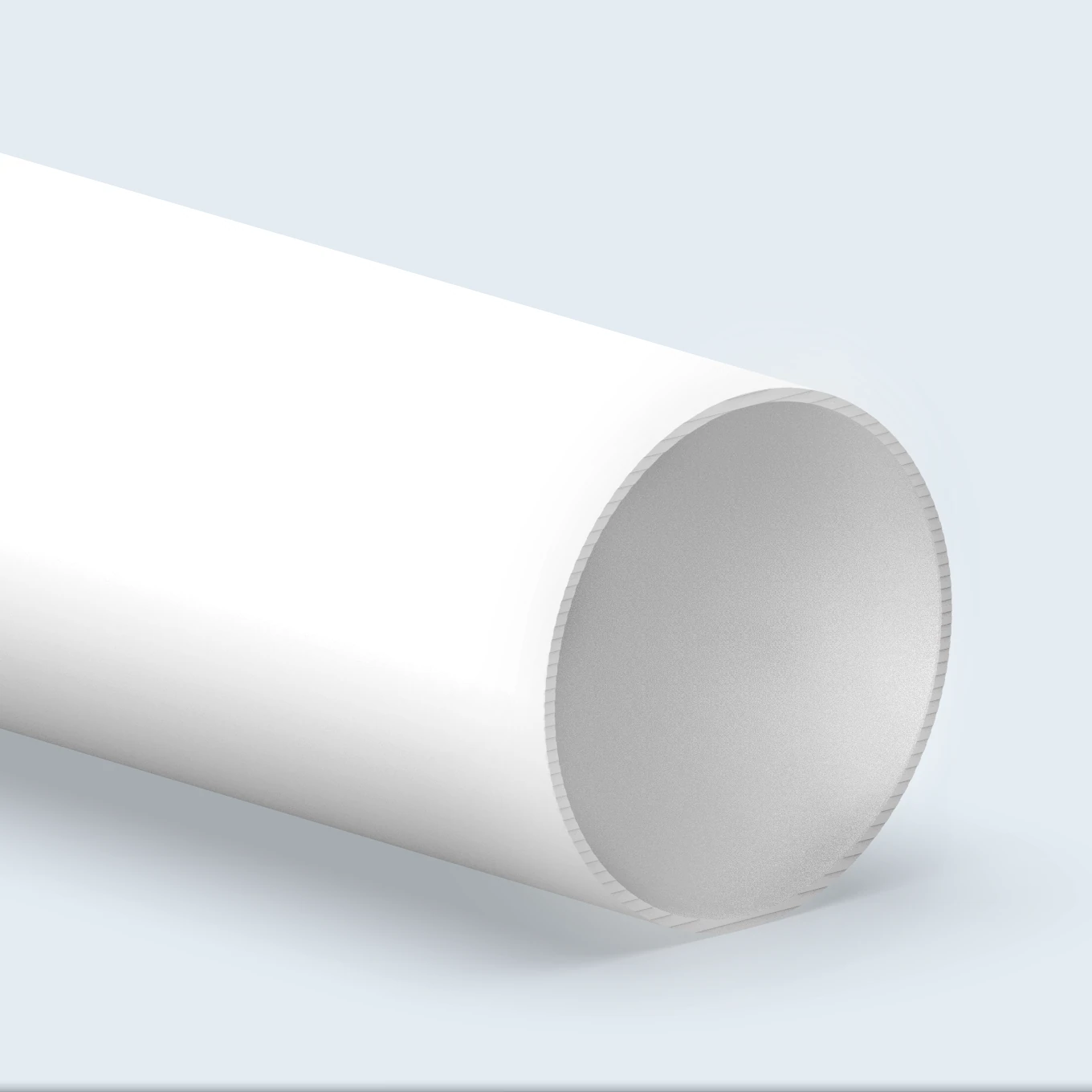 PLEXIGLAS® XT Rohr Ø 150/144 mm weiß WN370