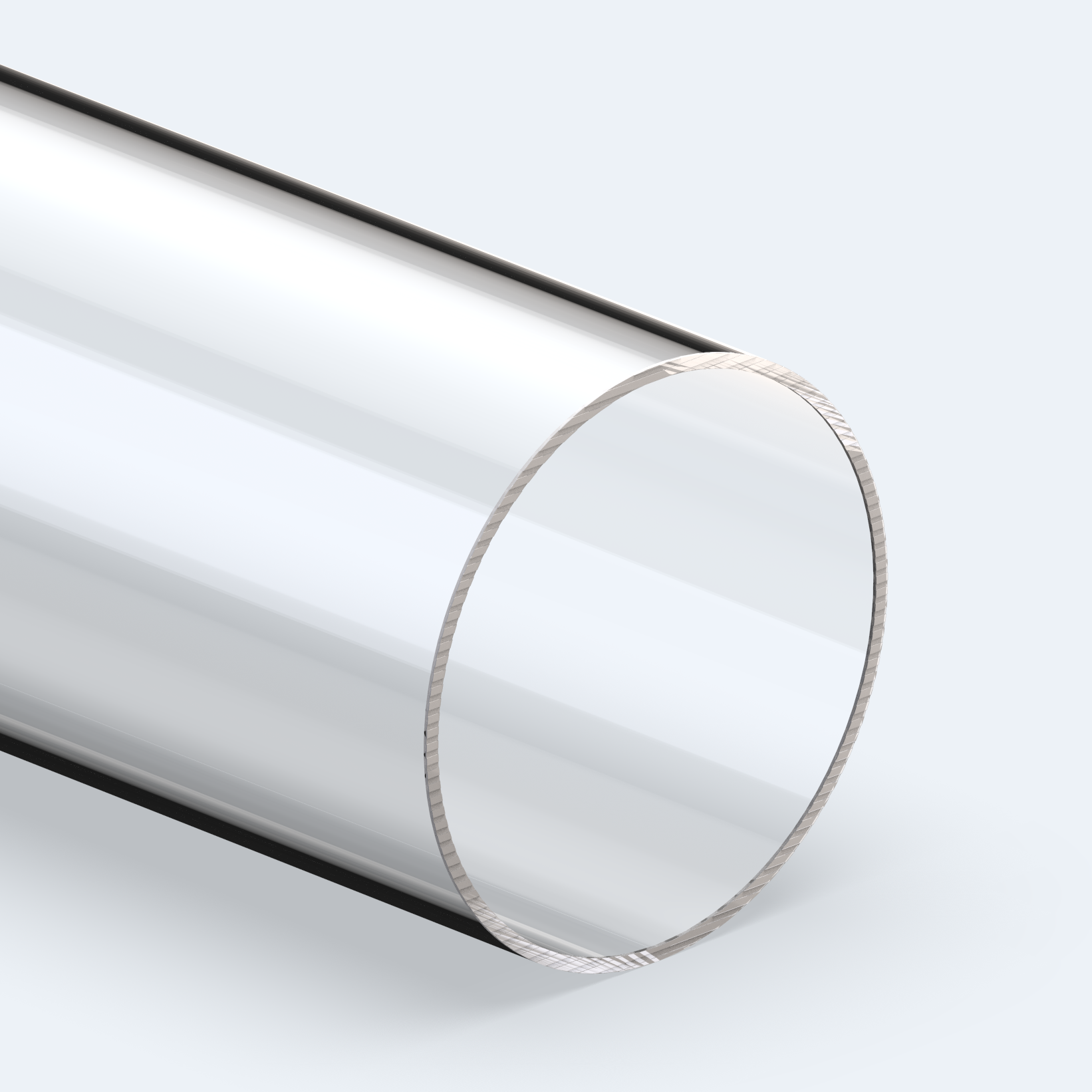 PLEXIGLAS® XT Rohr Ø 133/127 mm farblos